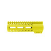 AR15 Cerakote Lemon Zest Yellow Super Slim Free Float Handguard