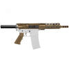 AR-15 5.56 NATO 7.5 Colored Pistol Complete Upper Accent Bundle Kit BURNT BRONZE