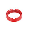 AR-15 Red Mil Spec Castle Nut