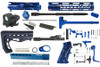 AR-15 5.56 Blue Flame Splatter Ultimate Rifle Complete Build Kit