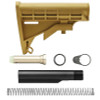 AR-15 Custom Cerakote Gold M4 Buttstock