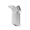 AR-15 Cerakote Glacier Silver USA Engraved Pistol Grip