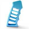 Robins Egg Blue Aluminum Ultralight Skeletonized Pistol Grip