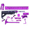 Guntec AR-15 Purple Anodized Ultimate Rifle Kit