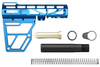 Presma Skeletonized Blue Pistol Arm Brace Pistol Buffer Tube Kit