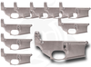 10 Pack 80% AM15 Forged Raw Closed Trigger Lower Receivers