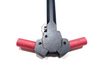 A1Armory Black Ambidextrous AR-15 Knurled Charging Handle w Red Handles