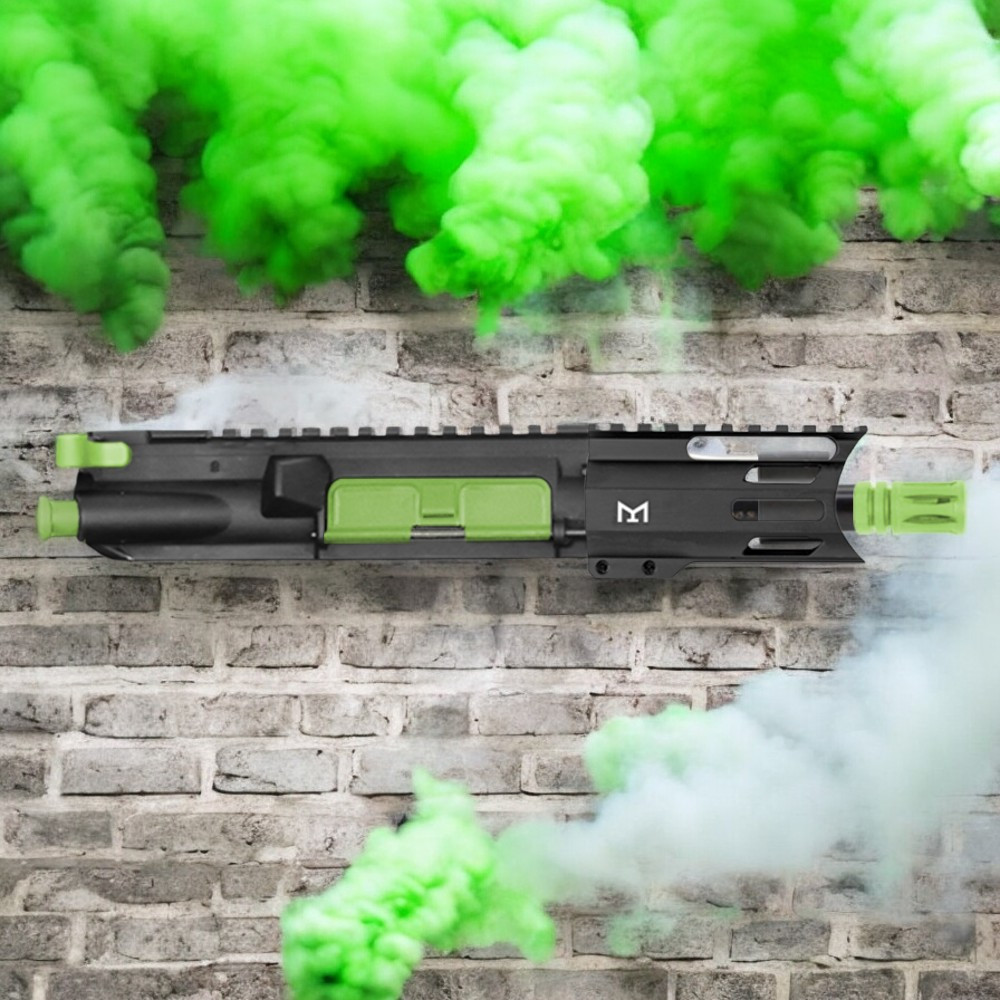 AR15 5.56 NATO Zombie Green Pistol Complete Upper
