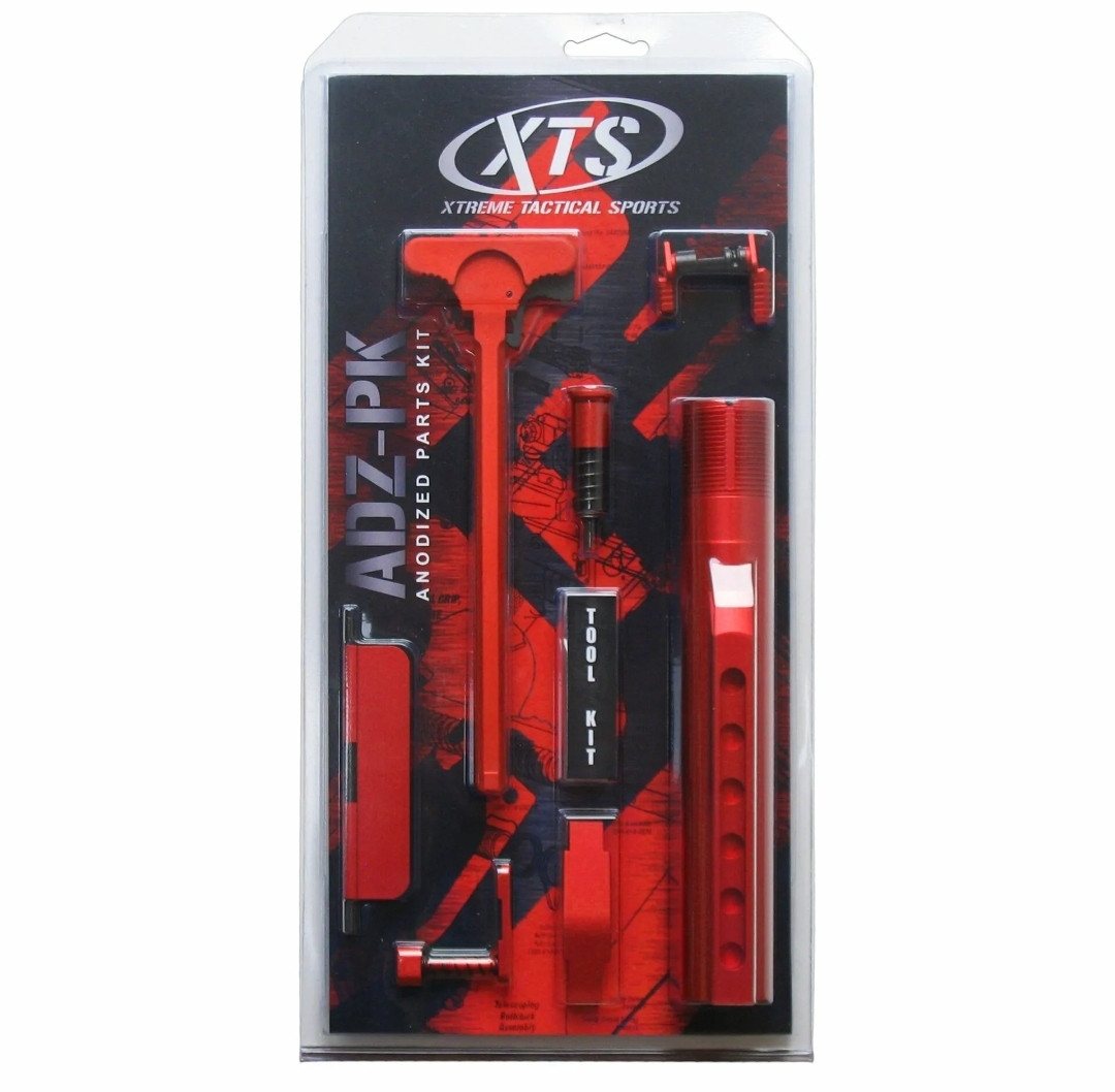 AR15 XTS-Anodized Red Parts Kit