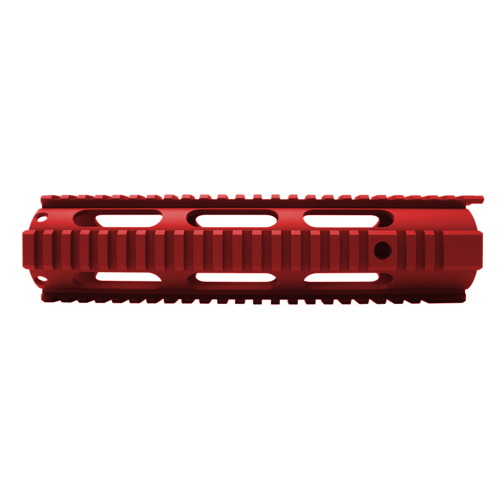 AR-15 Cerakote Red Quad Rail
