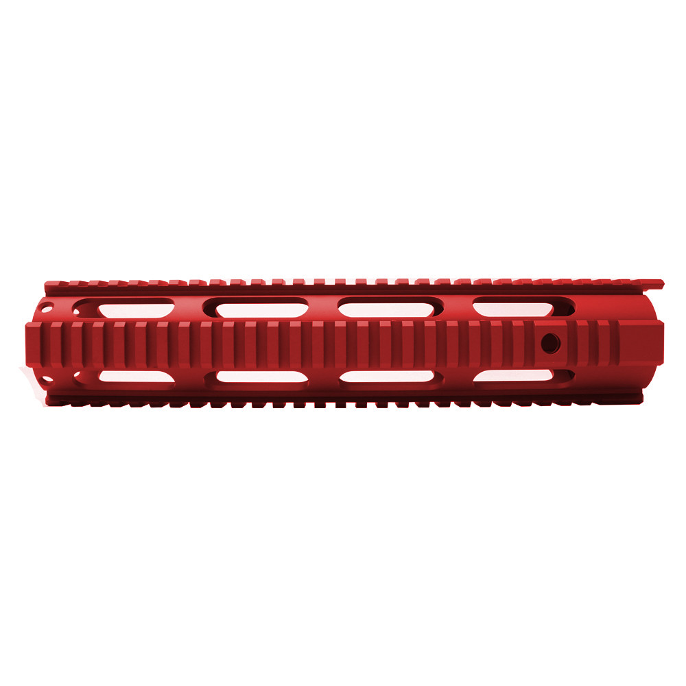 AR-15 Cerakote Red Quad Rail