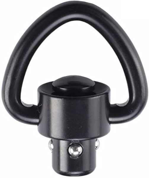 Black Triangle Push Button Loop QD Sling Swivels
