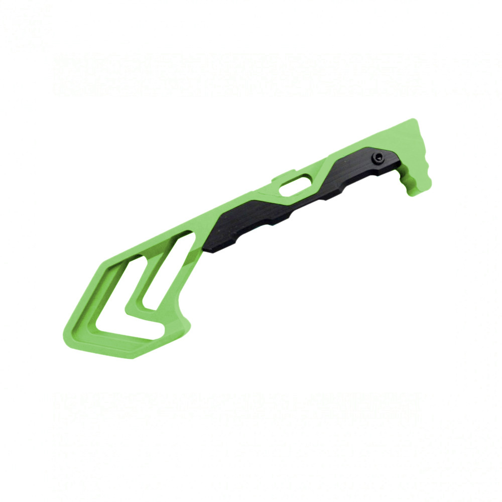 AR-15 Zombie Green Cerakote Aluminum Curved Foregrip
