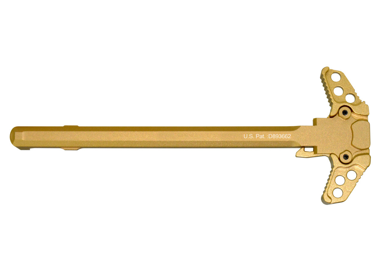 AR-15 Gold Holy Ambidextrous Charging Handle