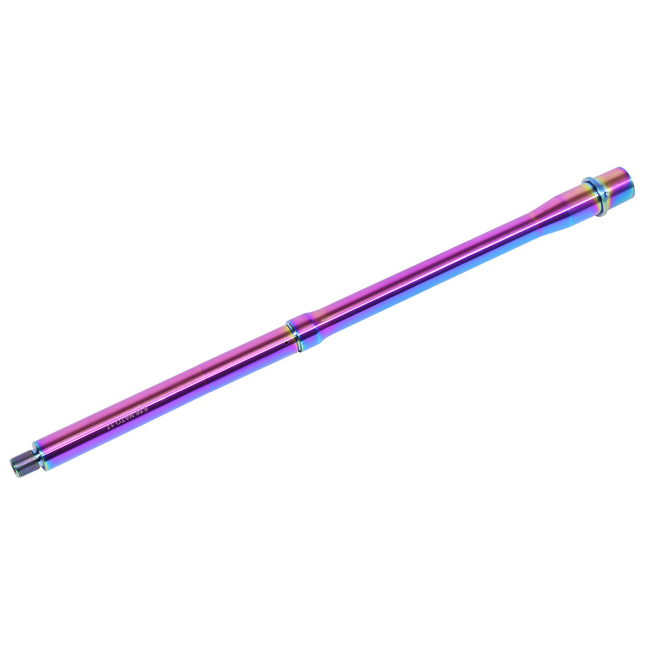 Guntec AR15 16″ 5.56 Rainbow Chameleon OilSlick PVD M4 Barrel