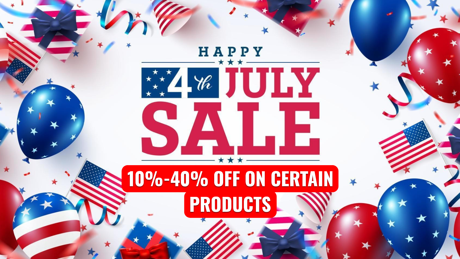 4TH OF JULY SALE