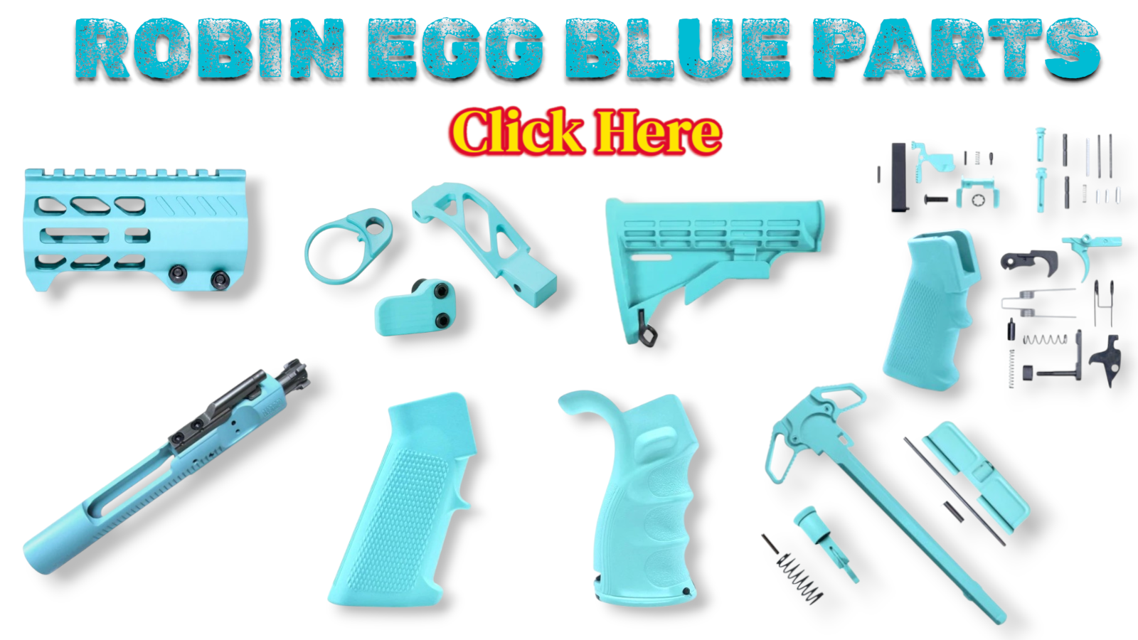 ar15 robin egg blue parts