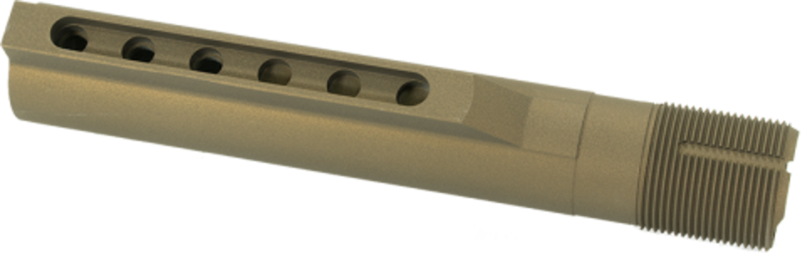 AR Anodized Burnt Bronze Mil Spec 6 Position Buffer Tube