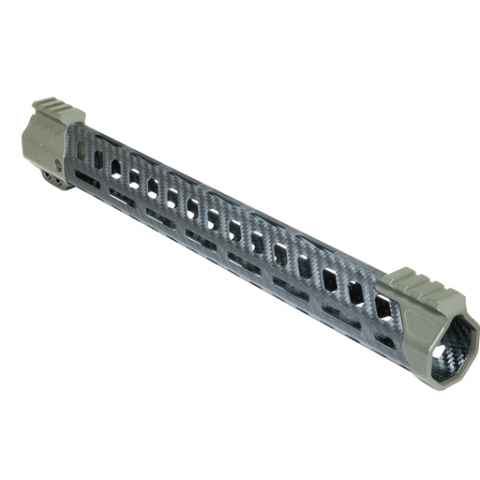 AR15 15" OD Green MLOK Free Float Handguard