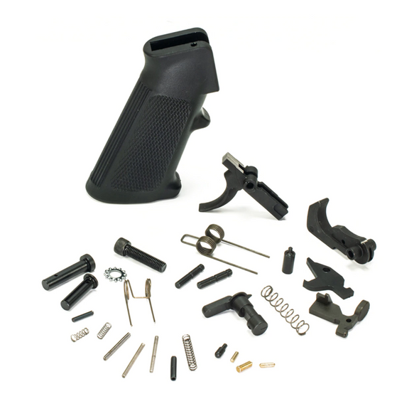 AR15 PARTIAL LOWER PARTS KIT WITH NO TRIGGER GUARD OR MAGAZINE CATCH