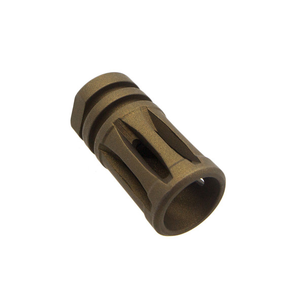 AR-15 Burnt Bronze Cerakote A2 Flash HiderMuzzle Brake