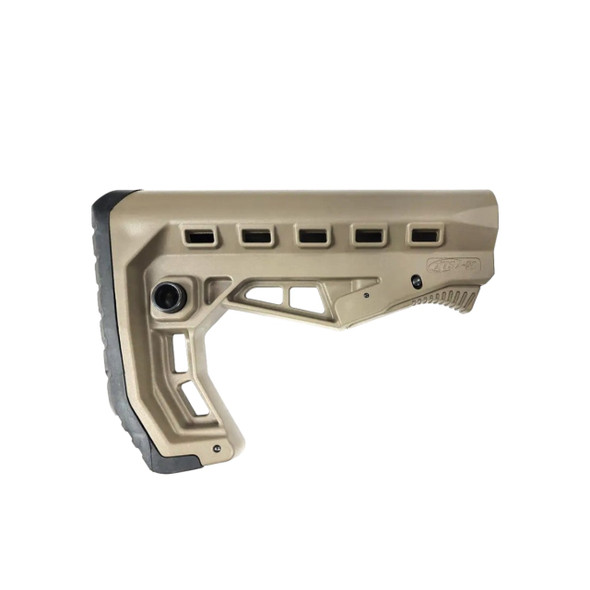 Flat Dark Earth (FDE) XTS-58 Skeletonized Stock with Angled Rubber Buttpad