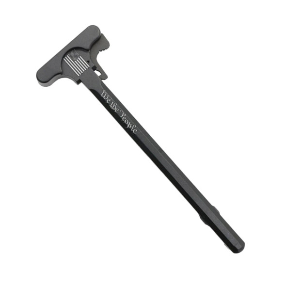 AR-15 We the People With American Flag Engraved Charging Handle