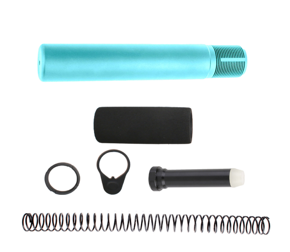 AR-15 Robins Egg Blue Pistol Buffer Tube Kit