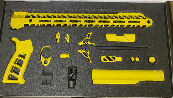 Timber Creek Outdoors AR-15 Yellow Enforcer Build Kit