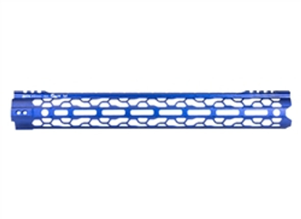 blue Odin Works 15.5" BLUE 02 Lite M-Lok Handguard