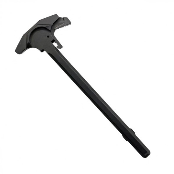 Ar15 black talon charging handle.