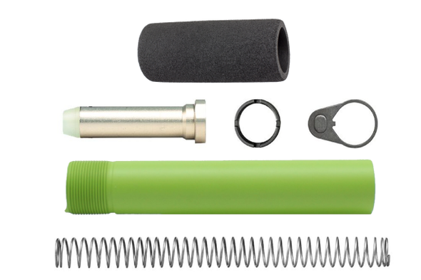 AR15 Zombie Green Pistol Buffer Tube Kit