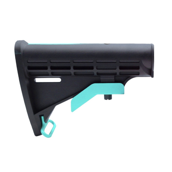 AR-15 Robins Egg Blue Cerakote Gradient Stock