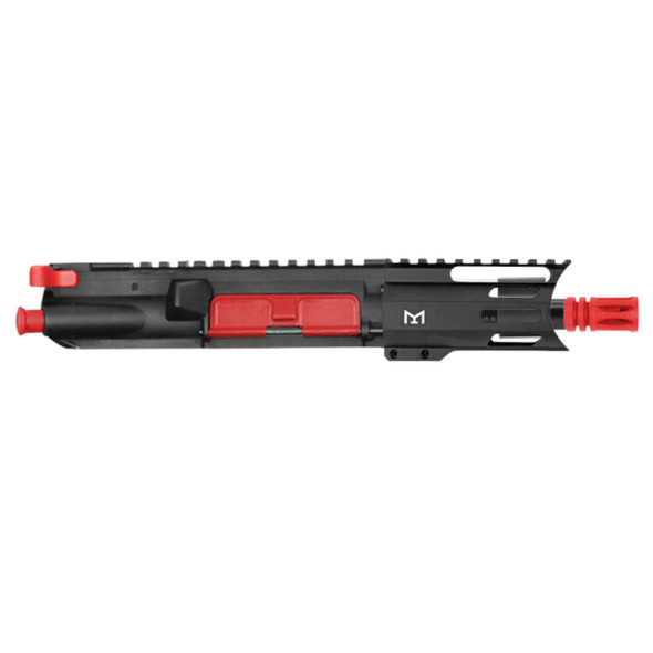 AR15 5.56 NATO Red Pistol Complete Upper