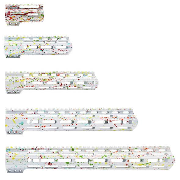 AR-15 Custom Cerakote Birthday Splatter Handguard