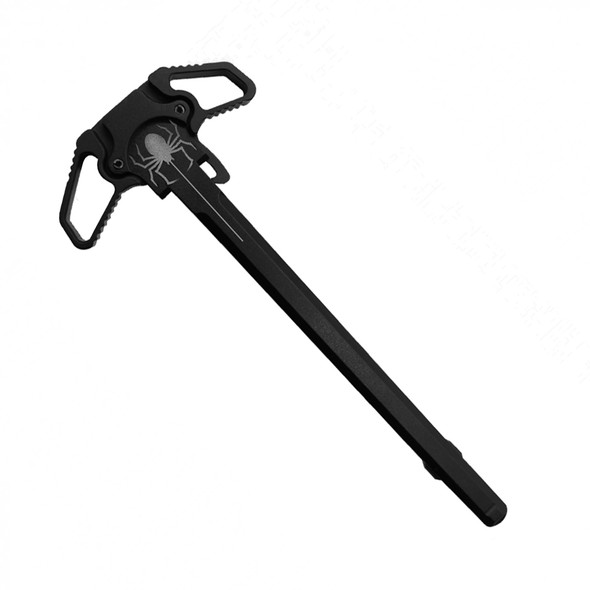 AR-15 Ambidextrous Engraved Spider & Web Charging Handle