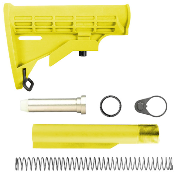 AR-15 Cerakote Lemon Zest Yellow Standard ButtStock