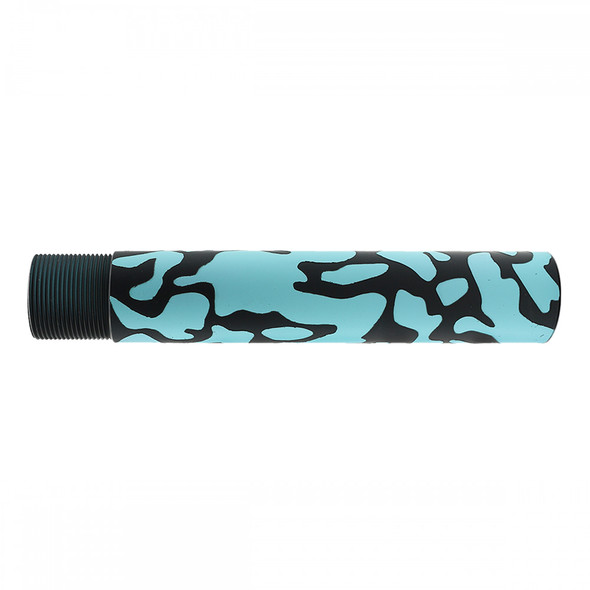 AR-15 Custom Robins Egg Blue Black Camo Pistol Buffer Tube