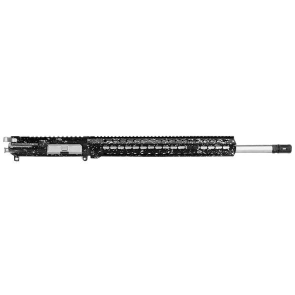 AR-15 .223 WYLDE Splatter Glacier Silver Stainless Complete Upper