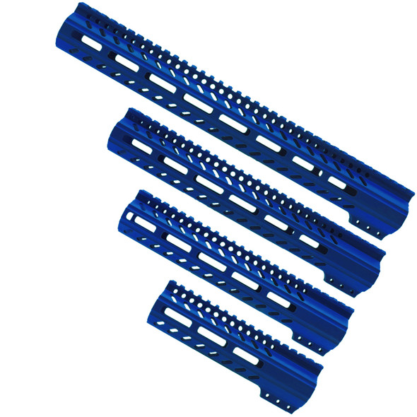 AR-15 Blue Flame Cerakote M-LOK Free Float Handguard