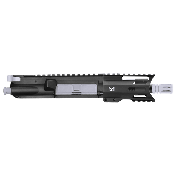 AR15 5.56 NATO Glacier Silver 5 Complete Pistol Upper w BCG
