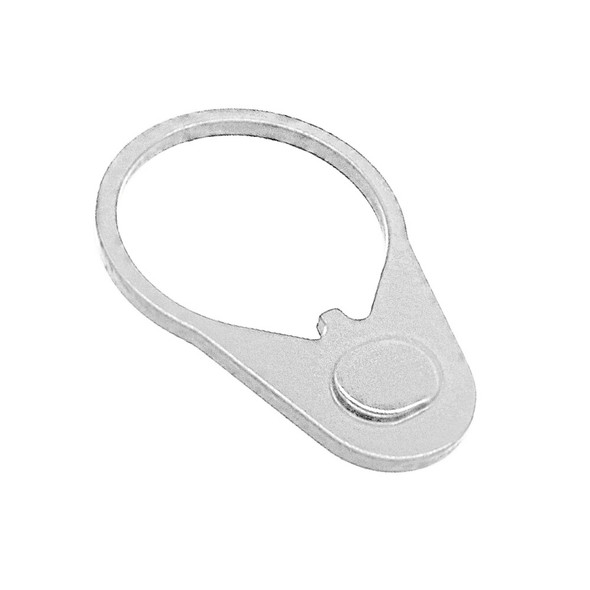 AR-15 Cerakote Glacier Silver Mil Spec End Plate