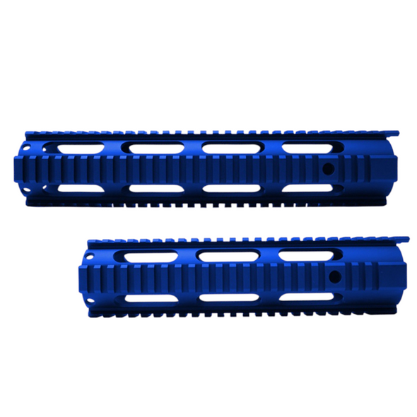 AR-15 Cerakote Blue Flame Quad Rail