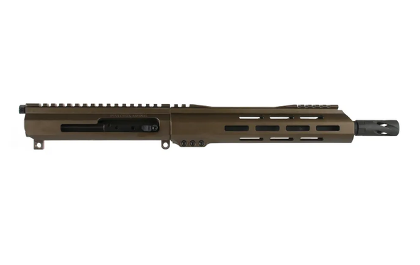 AR-15 5.56 NATO 10.5'' Burnt Bronze Carbine Side Charging Complete Upper