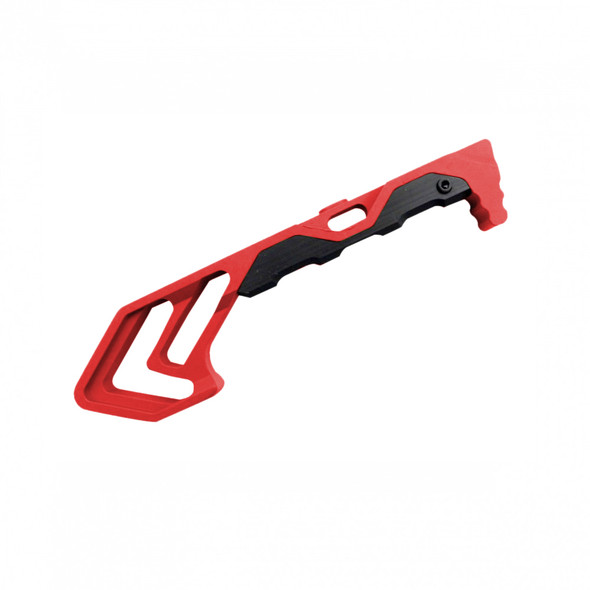 AR-15 Red Aluminum Curved Foregrip