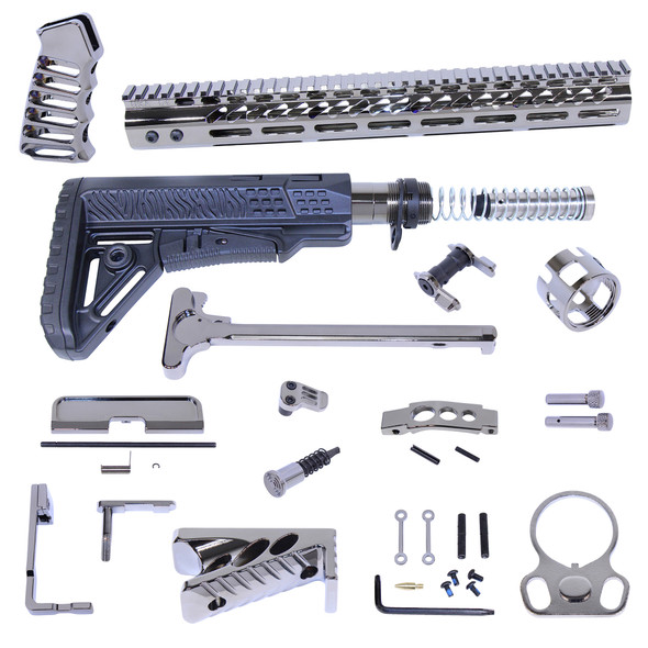 AR15 Black Chrome Ultimate Finishing Kit