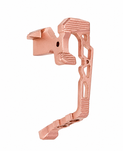 AR-15 Rose Gold Extended Bolt Catch Release Bad Lever