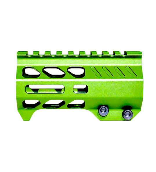 AR-15 4.2" Zombie Green M-Lok Handguard with Integrated Handstop