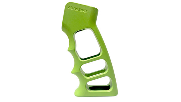 Zombie Green Aluminum Ultralight Skeletonized Pistol Grip X