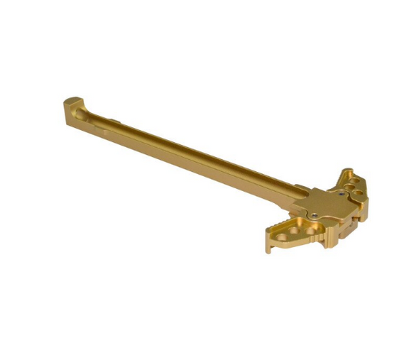 A1armory Ambidextrous AR-15 Charging Handle, Gold-FRONT VIEW
